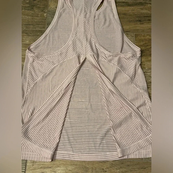 Lululemon Miles Ahead Tank white pink bundle Size 8 - Picture 4 of 7